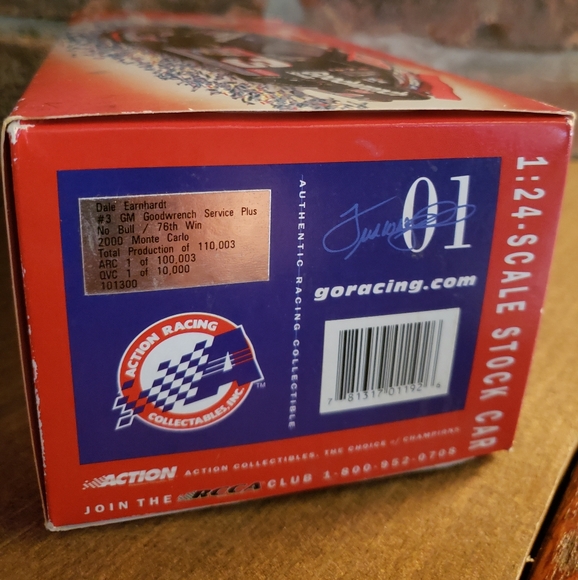 Dale Earnhardt 1/24 No Bull Car - Picture 6 of 6